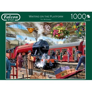 Falcon (11250) - Victor McLindon: "Waiting on the Platform" - 1000 pezzi
