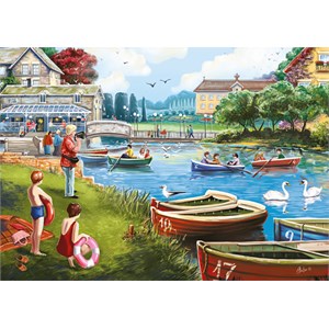 Falcon (11252) - Alla Badsar: "The Boating Lake" - 1000 pezzi