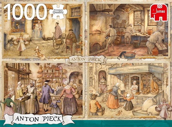 Jumbo (18818) - Anton Pieck: "Bakers from 19th" - 1000 pezzi