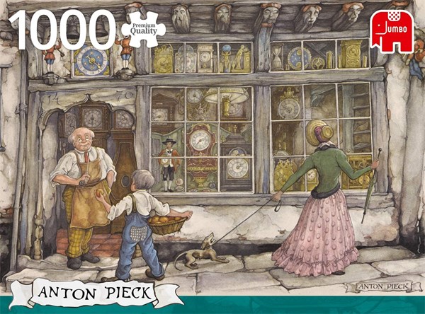 Jumbo (18826) - Anton Pieck: "The Clock Shop" - 1000 pezzi