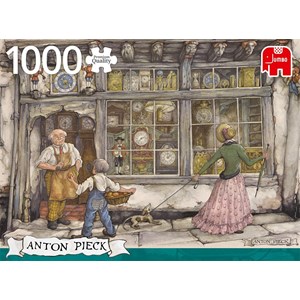 Jumbo (18826) - Anton Pieck: "The Clock Shop" - 1000 pezzi