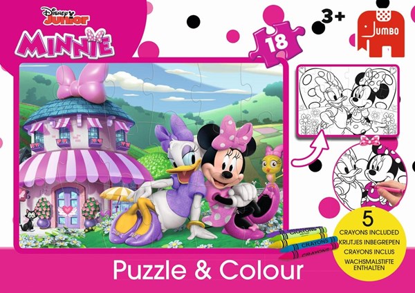 Jumbo (19670) - "Disney, Happy Helpers Minnie" - 18 pezzi