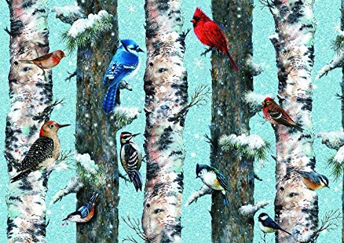 Piatnik (5514) - "Christmas Birds" - 1000 pezzi