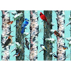 Piatnik (5514) - "Christmas Birds" - 1000 pezzi