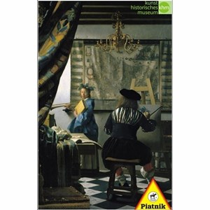 Piatnik (5640) - Johannes Vermeer: "Artist Studio" - 1000 pezzi