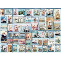 Eurographics (8500-5357) - Barbara Behr: "Sailing Ships Vintage Stamps" - 500 pezzi