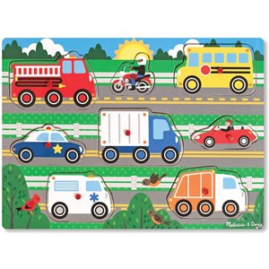 Melissa and Doug (19051) - "Vehicles" - 8 pezzi