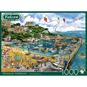 Falcon (11290) - Fiona Osbaldstone: "Newquay Harbour" - 1000 pezzi