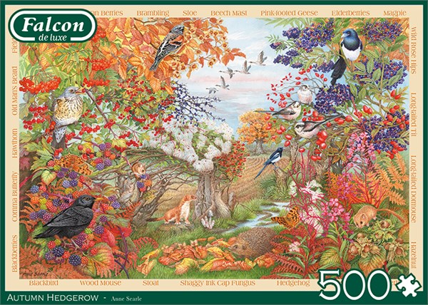 Falcon (11270) - Anne Searle: "Autumn Hedgerow" - 500 pezzi