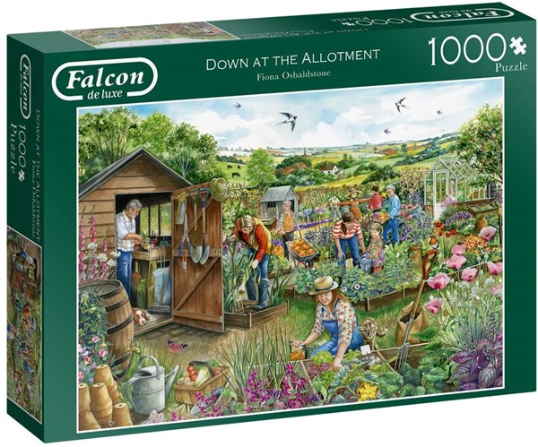 Falcon (11265) - Fiona Osbaldstone: "Down at The Allotment" - 1000 pezzi