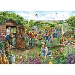 Falcon (11265) - Fiona Osbaldstone: "Down at The Allotment" - 1000 pezzi
