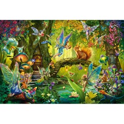 Schmidt Spiele (56333) - "Fairy in the Woods Including Fairy Wand" - 200 pezzi