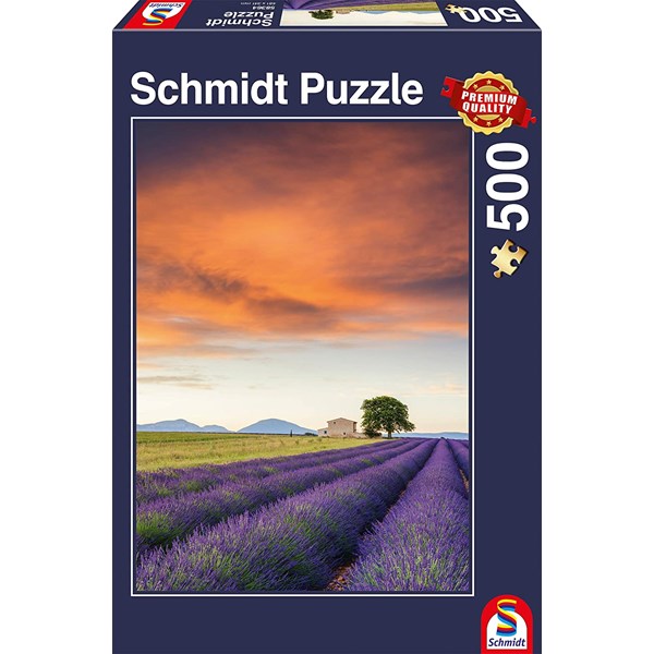 Schmidt Spiele (58364) - "Field of Lavender, Provence" - 500 pezzi