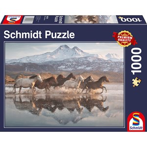 Schmidt Spiele (58376) - "Horses in Cappadocia" - 1000 pezzi