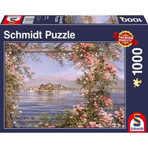 Schmidt Spiele (58378) - "Island in The Mediterranean" - 1000 pezzi