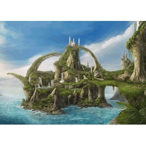 Schmidt Spiele (59610) - Nadegda Mihailova: "Island of the Falls" - 1000 pezzi