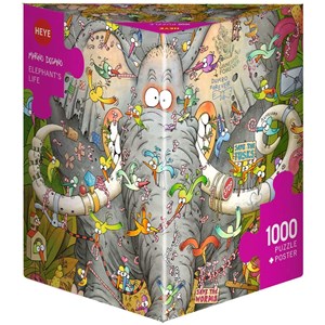 Heye (29921) - Marino Degano: "Elephant’s Life" - 1000 pezzi