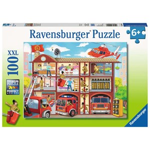 Ravensburger (10404) - "Fire Station" - 100 pezzi