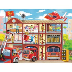 Ravensburger (10404) - "Fire Station" - 100 pezzi