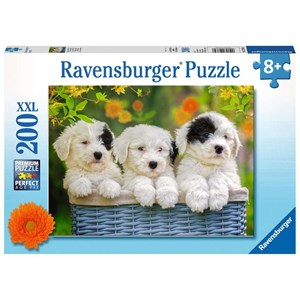 Ravensburger (12765) - "Cuddly Puppies" - 200 pezzi