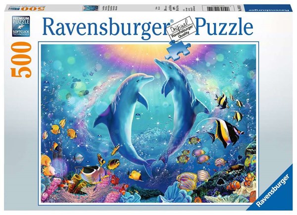 Ravensburger (14811) - "Dolphins" - 500 pezzi