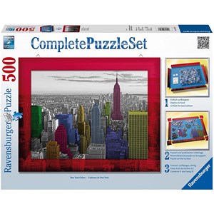 Ravensburger (14894) - "New York Colours" - 500 pezzi