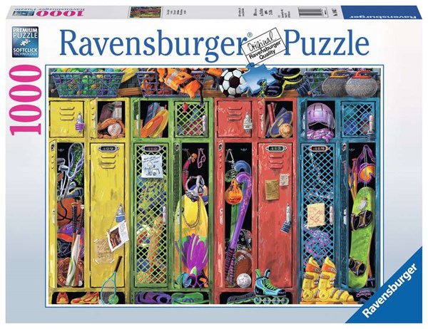 Ravensburger (19862) - "The Locker Room" - 1000 pezzi