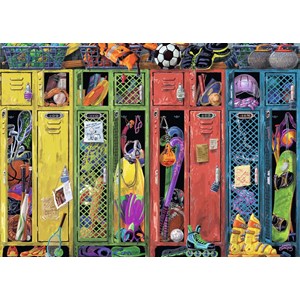 Ravensburger (19862) - "The Locker Room" - 1000 pezzi