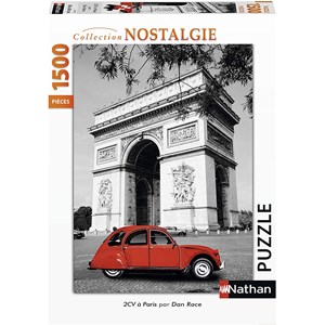 Nathan (87797) - "Citroën 2 CV in Paris" - 1500 pezzi