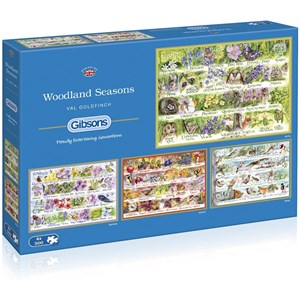 Gibsons (G5048) - "Woodland Seasons" - 500 pezzi
