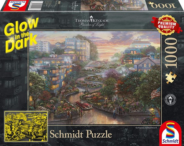 Schmidt Spiele (59497) - "San Francisco, Lombard Street" - 1000 pezzi