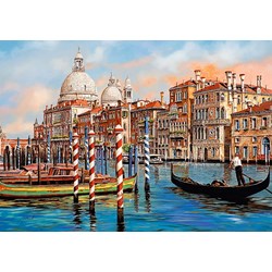 Trefl (10460) - "Afternoon in Venice, Canal Grande" - 1000 pezzi