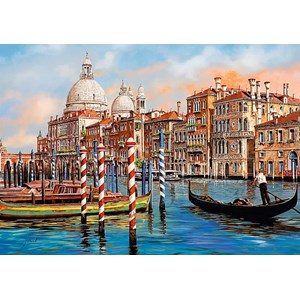 Trefl (10460) - "Afternoon in Venice, Canal Grande" - 1000 pezzi