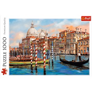 Trefl (10460) - "Afternoon in Venice, Canal Grande" - 1000 pezzi