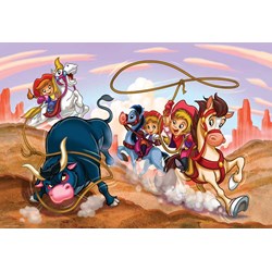 Eurographics (6100-0649) - "Cowgirls" - 100 pezzi