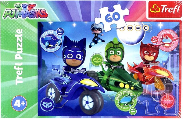 Trefl (17324) - "PJ Masks" - 60 pezzi