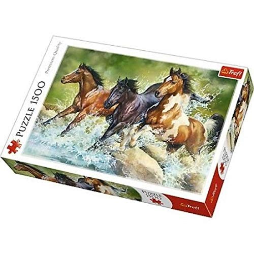 Trefl (26148) - "Three Wild Horses" - 1500 pezzi