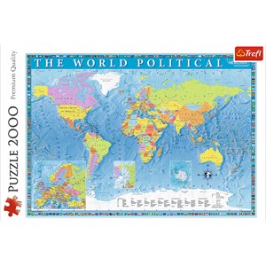 Trefl (27099) - "The World Political" - 2000 pezzi