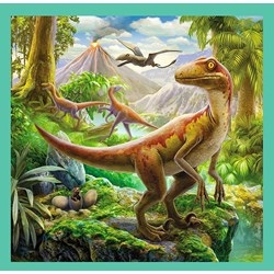 Trefl (34837) - "The extraordinary world of dinosaur" - 20 36 50 pezzi