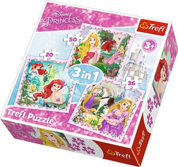 Trefl (34842) - "Disney Princess" - 50 pezzi