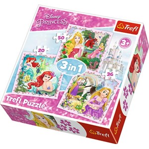 Trefl (34842) - "Disney Princess" - 50 pezzi