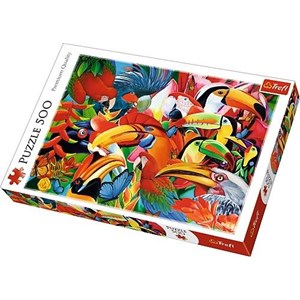Trefl (37328) - "Colourful birds" - 500 pezzi