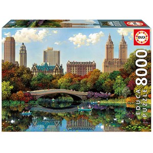 Educa (17136) - Alexander Chen: "Central Park Bow Bridge" - 8000 pezzi