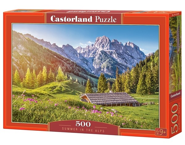 Castorland (B-53360) - "Summer in the Alps" - 500 pezzi