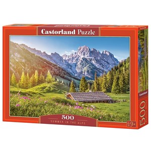 Castorland (B-53360) - "Summer in the Alps" - 500 pezzi