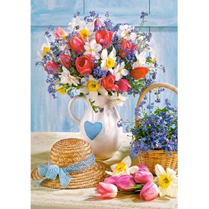 Castorland (B-53520) - "Spring in Flower Pot" - 500 pezzi