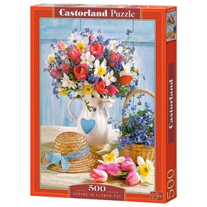 Castorland (B-53520) - "Spring in Flower Pot" - 500 pezzi