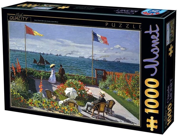 D-Toys (67548-7) - Claude Monet: "Garden at Sainte-Adresse" - 1000 pezzi