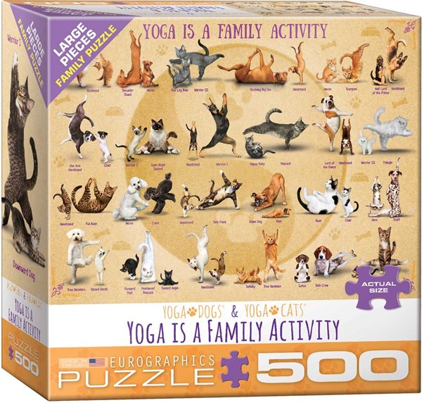Eurographics (6500-5354) - "Yoga is A Family Activity" - 500 pezzi
