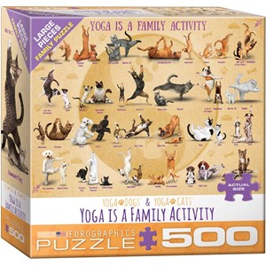 Eurographics (6500-5354) - "Yoga is A Family Activity" - 500 pezzi